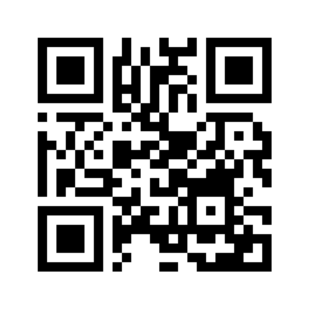 Black QR code for the Standard URL example with a white four-module margin